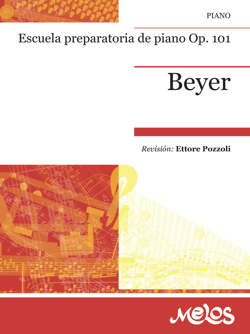 Cover image for Escuela preparatoria de piano, Op. 101
